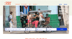 Desktop Screenshot of mycasaincuba.com